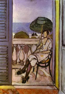 Henri Matisse Painting - Mujer con paraguas 1919 fauvismo abstracto Henri Matisse